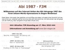 Tablet Screenshot of abi-1987-fjm.de